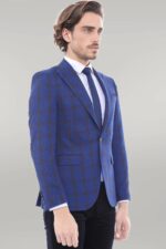 Double-Breasted-Pointed-Collar-Plaid-Bast-Blue-Jacket-Wessi-2