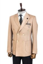 Double-Breasted-Slim-Fit-Cream-Men-Blazer-Wessi-3