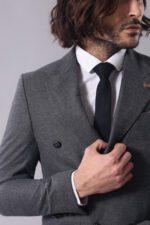 Double-Breasted-Slim-Fit-Grey-Blazer-Wessi-1