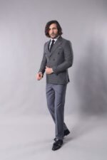 Double-Breasted-Slim-Fit-Grey-Blazer-Wessi-2