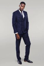 Double-Breasted-Slim-Fit-Navy-Blue-Men-Suit-Wessi-1