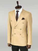 Double-Breasted-Slim-Fit-Striped-Cream-Men-Blazer-Wessi-4