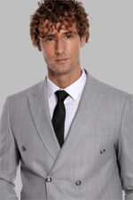 Double-Breasted-Slim-Fit-Striped-Grey-Men-Blazer-Wessi-1