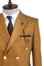 Double-Breasted-Slim-Fit-Tawny-Men-Blazer-Wessi-1