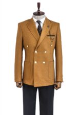 Double-Breasted-Slim-Fit-Tawny-Men-Blazer-Wessi-2