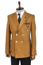 Double-Breasted-Slim-Fit-Tawny-Men-Blazer-Wessi-4