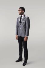 Double-Button-Bag-Pocket-Pointed-Collar-Grey-Jacket-Wessi-2
