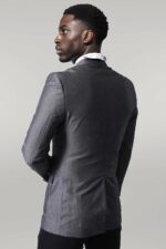 Double-Button-Bag-Pocket-Pointed-Collar-Grey-Jacket-Wessi-3