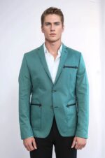 Double-Button-Mono-Lapel-Bag-Pocket-Cotton-Green-Jacket-Wessi-1