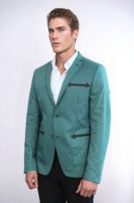 Double-Button-Mono-Lapel-Bag-Pocket-Cotton-Green-Jacket-Wessi-2