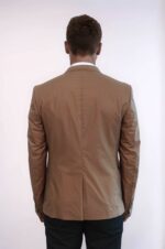 Double-Button-Mono-Lapel-Bag-Pocket-Cotton-Tan-Jacket-Wessi-1