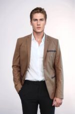 Double-Button-Mono-Lapel-Bag-Pocket-Cotton-Tan-Jacket-Wessi-3