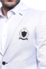 Double-Button-Mono-Lapel-Crested-Cream-Jacket-Wessi-1