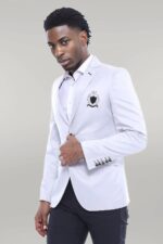 Double-Button-Mono-Lapel-Crested-Cream-Jacket-Wessi-2