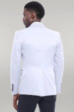 Double-Button-Mono-Lapel-Crested-Cream-Jacket-Wessi-3