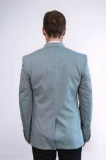 Double-Button-Mono-Lapel-Crested-Grey-Jacket-Wessi-4