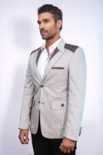 Double-Buttons-Bag-Pocket-Shoulder-Piece-Grey-Jacket-Wessi-2