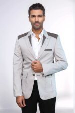 Double-Buttons-Bag-Pocket-Shoulder-Piece-Grey-Jacket-Wessi-3