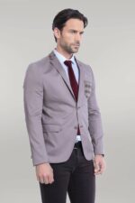 Double-Buttons-Knit-Collar-Mono-Lapel-Beige-Jacket-Wessi-1