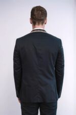 Double-Buttons-Knit-Collar-Mono-Lapel-Black-Jacket-Wessi-4