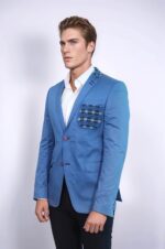 Double-Buttons-Knit-Collar-Mono-Lapel-Lgiht-Blue-Jacket-Wessi-2