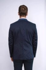 Double-Buttons-Knit-Collar-Mono-Lapel-Navy-Blue-Jacket-Wessi-4