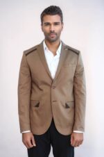 Double-Buttons-Mono-Lapel-Shoulder-Piece-Tan-Jacket-Wessi-1