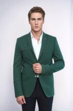 Double-Buttons-Shoulder-Piece-Mono-Lapel-Green-Jacket-Wessi-3