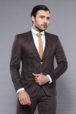 Double-Buttons-Stitch-Embroidered-Brown-Jacket-Wessi-1