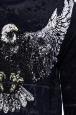 Eagle-Patterned-Slim-Fit-Navy-Blue-Sweatshirt-Wessi-8