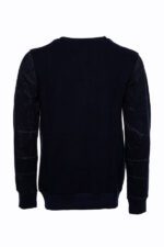 Eagle-Patterned-Slim-Fit-Navy-Blue-Sweatshirt-Wessi-9
