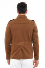 Epaulette-4-Pockets-Washed-Tan-Coat-Wessi-2