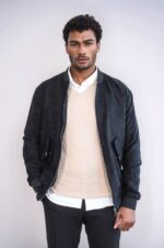 Flap-Pockets-Suede-Black-Men-Bomber-Coat-Wessi-3