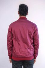 Flap-Pockets-Zippered-Burgundy-Men-Bomber-Coat-Wessi-5
