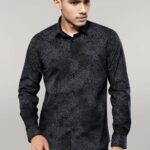 Floral Black Shirt | Wessi