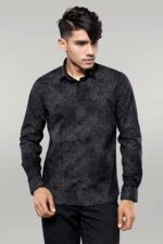 Floral Black Shirt