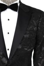 Floral-Patterned-Black-Men-Tuxedo-Blazer-Wessi-1