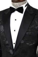 Floral-Patterned-Black-Men-Tuxedo-Blazer-Wessi-5