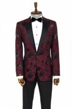 Floral-Patterned-Burgundy-Men-Dinner-Jacket-Wessi-2