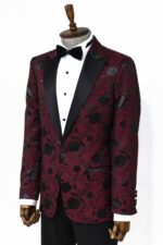 Floral-Patterned-Burgundy-Men-Dinner-Jacket-Wessi-3