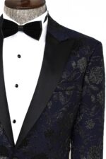Floral-Patterned-Navy-Blue-Men-Dinner-Jacket-Wessi-5