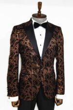 Floral-Patterned-Peak-Lapel-Gold-Men-Singer-Party-Blazer-Wessi-2