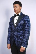 Floral-Patterned-Peak-Lapel-Navy-Blue-Men-Stage-Singer-Jacket-Wessi-2
