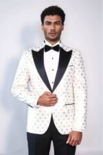 Floral-Patterned-Peak-Lapel-White-Men-Wedding-Tuxedo-Blazer-Wessi-3