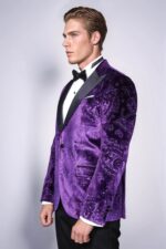 Floral-Patterned-Purple-Velvet-Men-Tuxedo-Jacket-Wessi-2