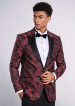 Floral-Patterned-Slim-Fit-Burgundy-Men-Evening-Dinner-Blazer-Wessi-3
