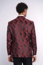 Floral-Patterned-Slim-Fit-Burgundy-Men-Evening-Dinner-Blazer-Wessi-5