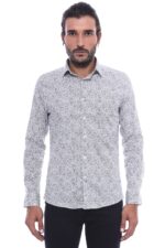 Floral Patterned Slim Fit Shirt