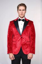 Floral-Patterned-Velvet-Burgundy-Men-Tuxedo-Jacket-Wessi-1