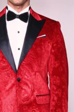 Floral-Patterned-Velvet-Burgundy-Men-Tuxedo-Jacket-Wessi-4